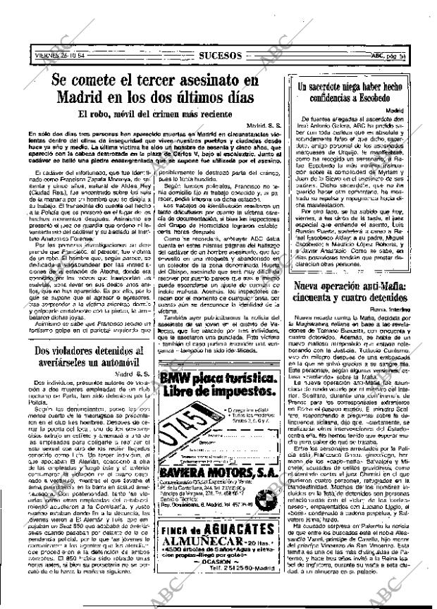 ABC MADRID 26-10-1984 página 51