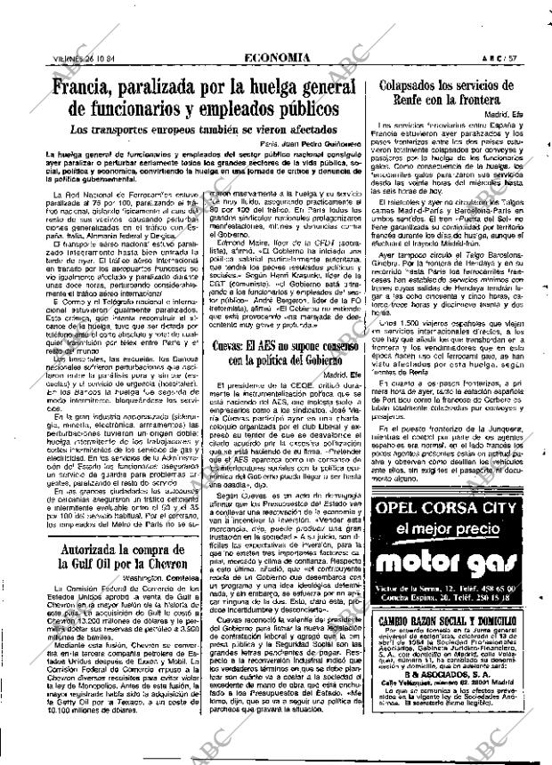 ABC MADRID 26-10-1984 página 57