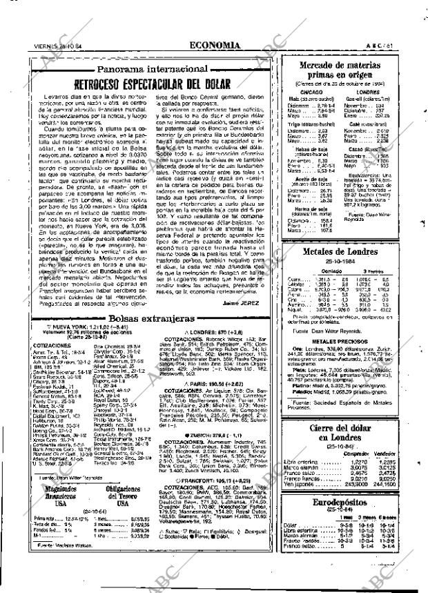 ABC MADRID 26-10-1984 página 61