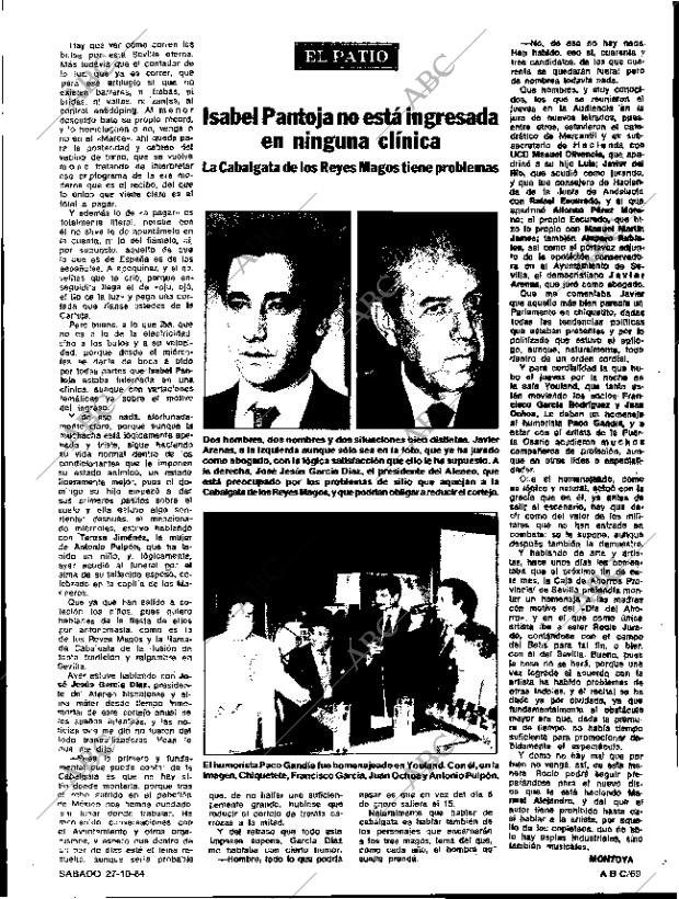 ABC SEVILLA 27-10-1984 página 69