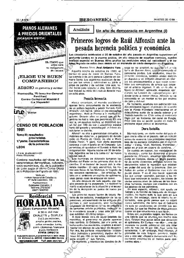 ABC MADRID 30-10-1984 página 32