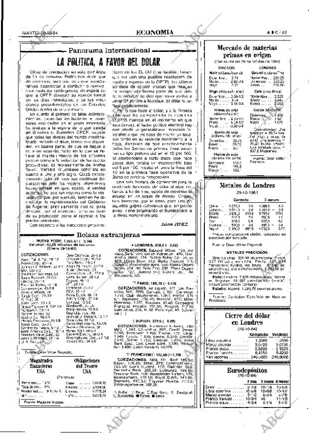 ABC MADRID 30-10-1984 página 63