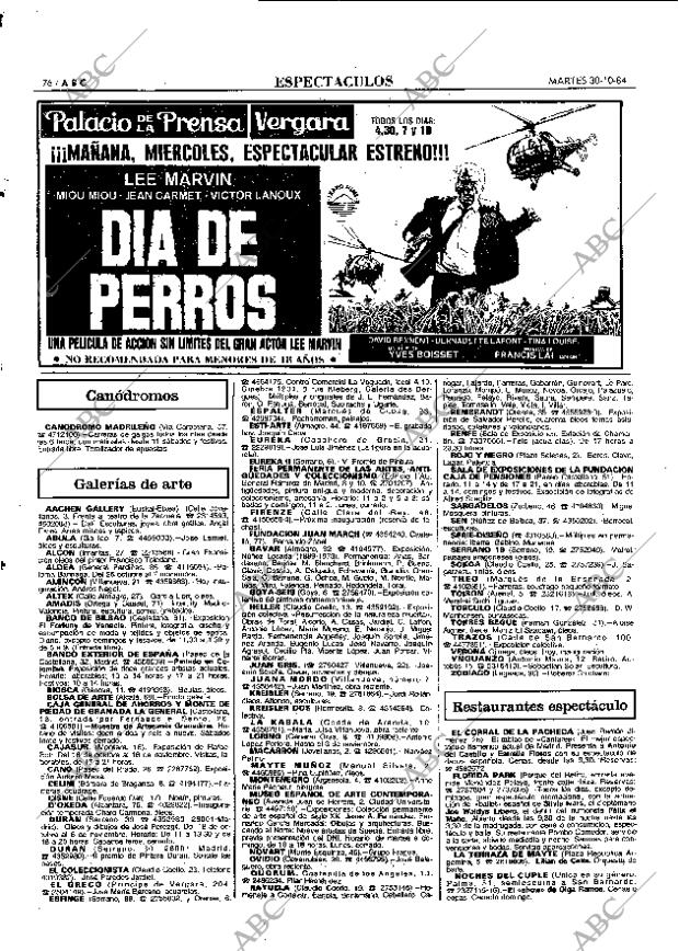 ABC MADRID 30-10-1984 página 76