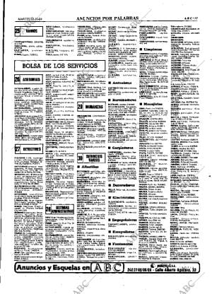 ABC MADRID 30-10-1984 página 87