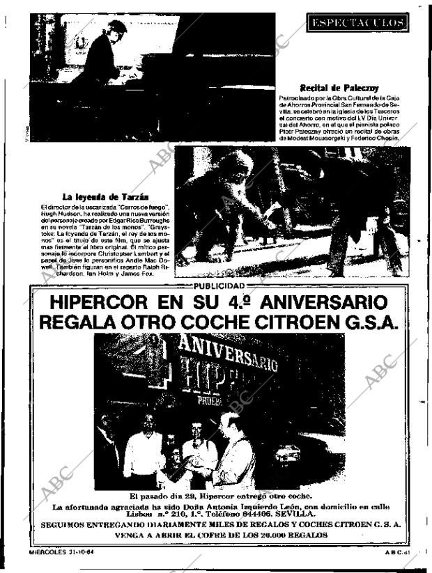 ABC SEVILLA 31-10-1984 página 81