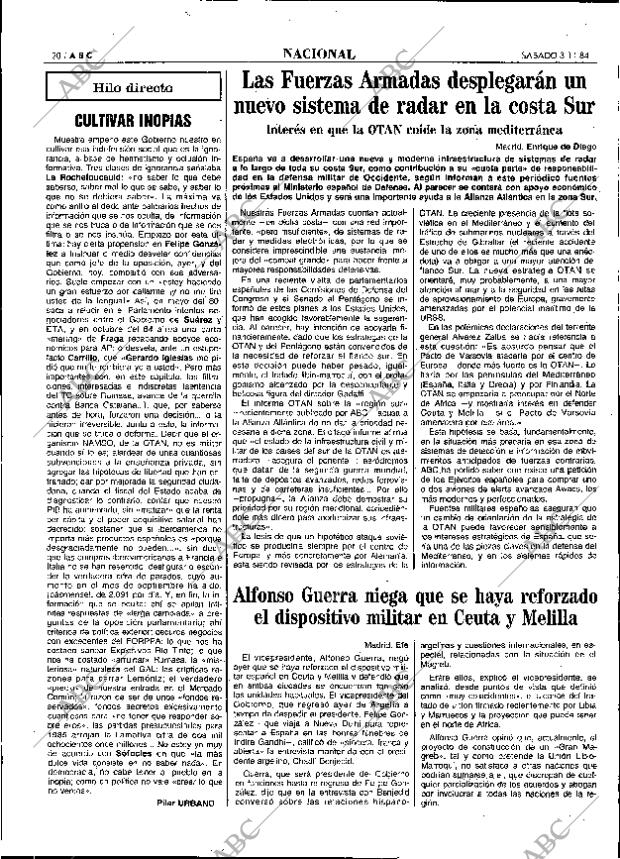 ABC MADRID 03-11-1984 página 20