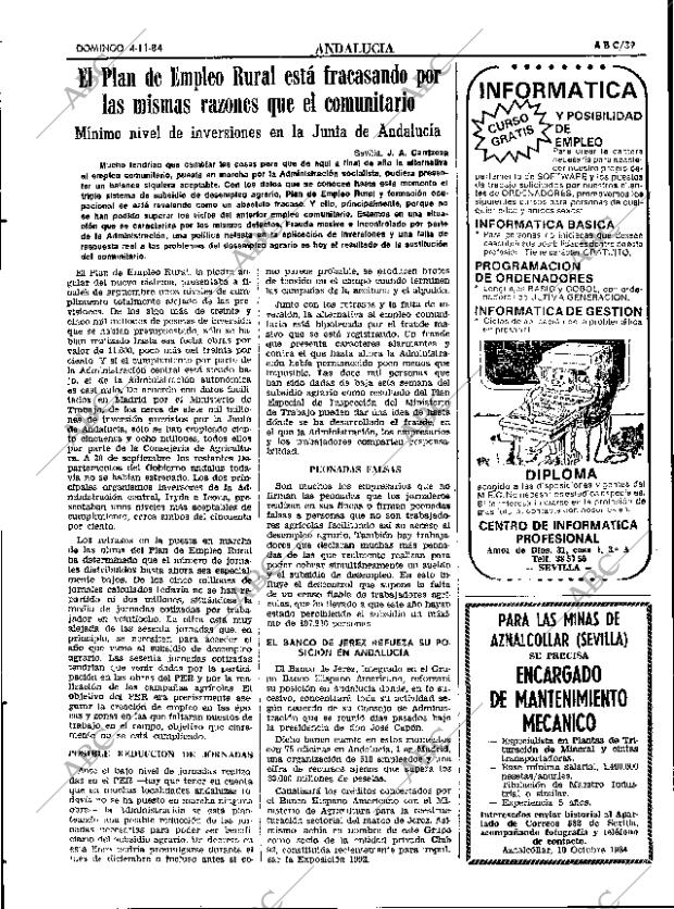 ABC SEVILLA 04-11-1984 página 39