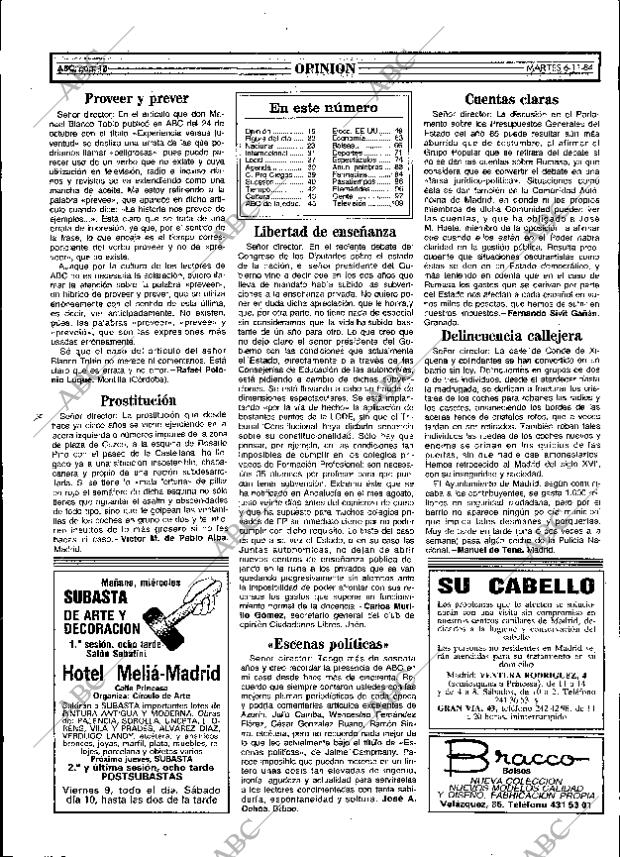 ABC MADRID 06-11-1984 página 18