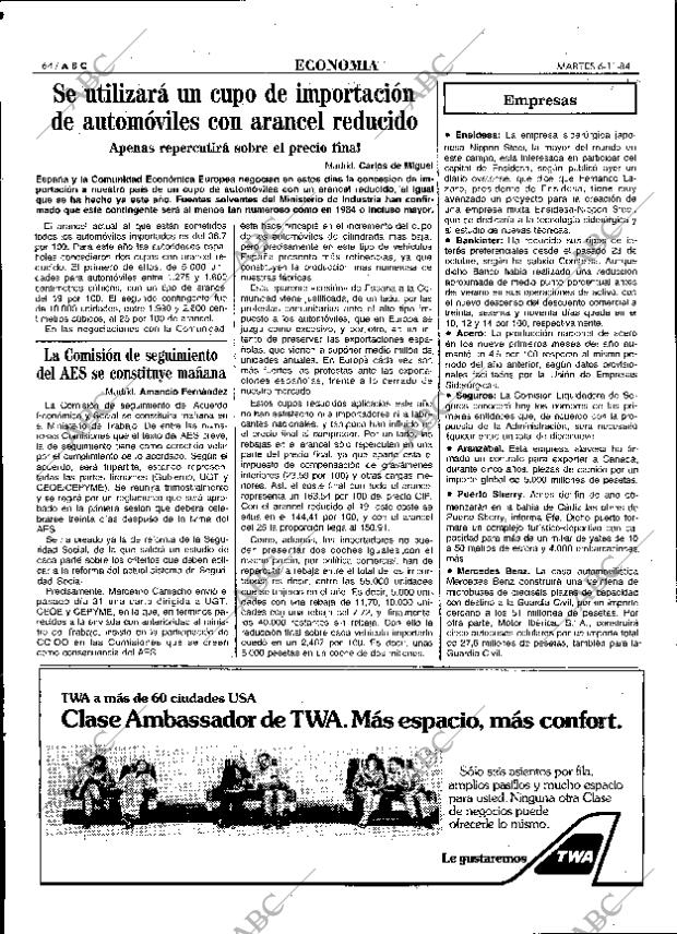 ABC MADRID 06-11-1984 página 64