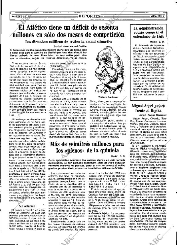 ABC MADRID 06-11-1984 página 71