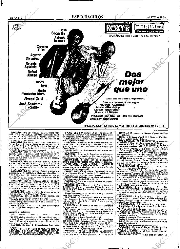 ABC MADRID 06-11-1984 página 80