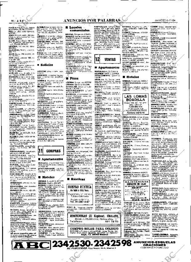 ABC MADRID 06-11-1984 página 86