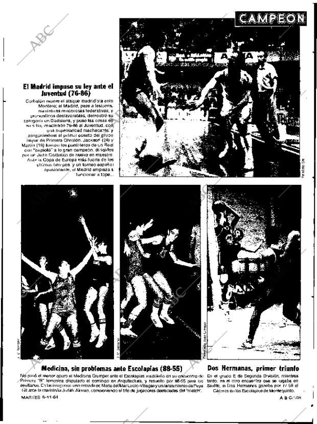 ABC SEVILLA 06-11-1984 página 109