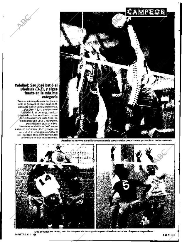 ABC SEVILLA 06-11-1984 página 113