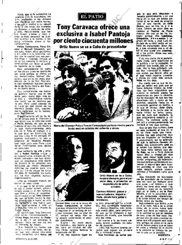 ABC SEVILLA 06-11-1984 página 115