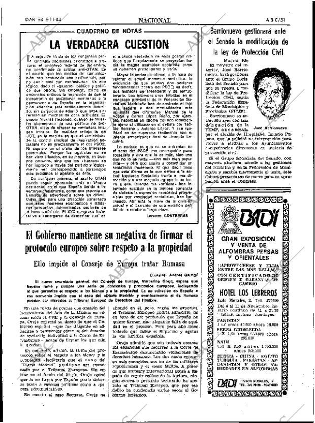 ABC SEVILLA 06-11-1984 página 31