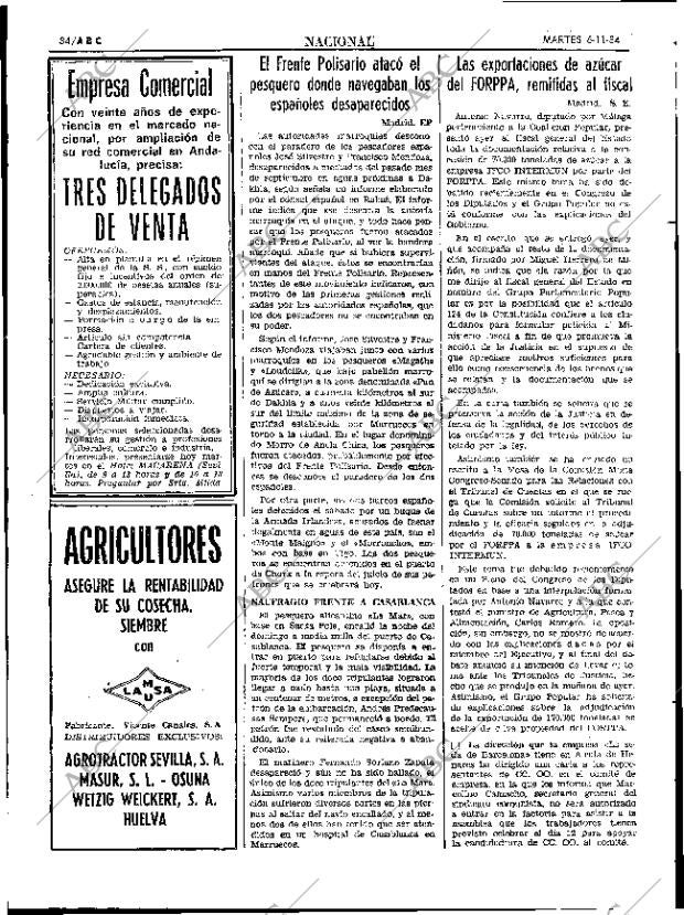 ABC SEVILLA 06-11-1984 página 34