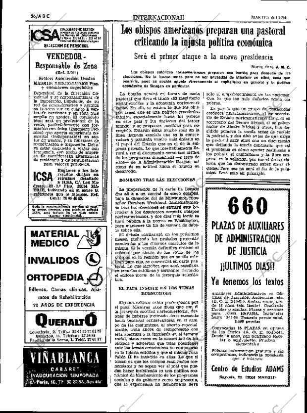 ABC SEVILLA 06-11-1984 página 36