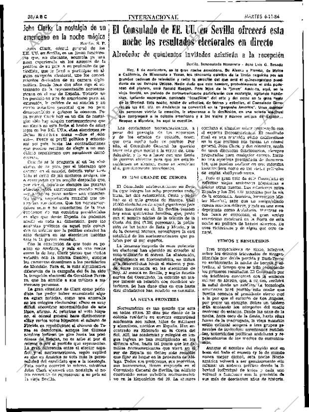 ABC SEVILLA 06-11-1984 página 38