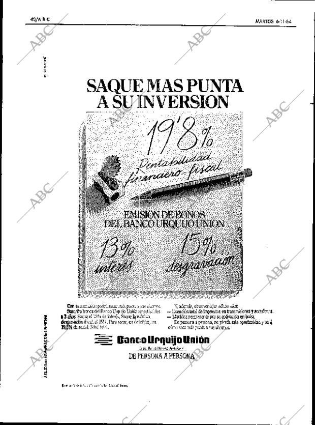 ABC SEVILLA 06-11-1984 página 40