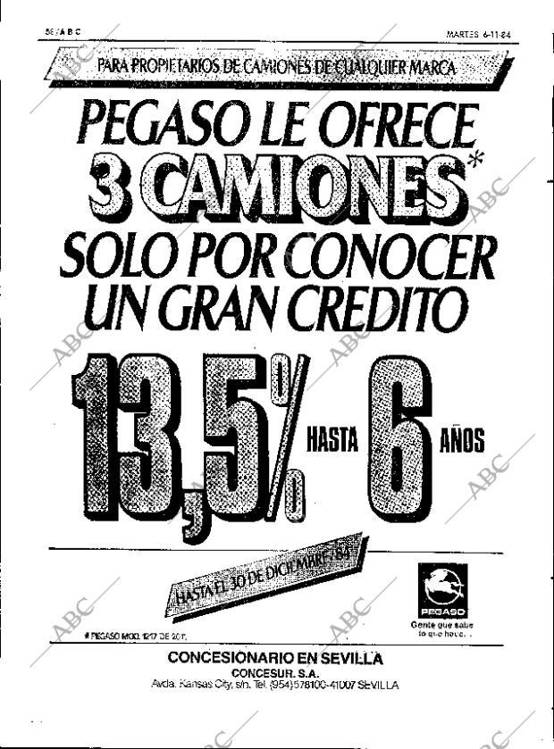 ABC SEVILLA 06-11-1984 página 58