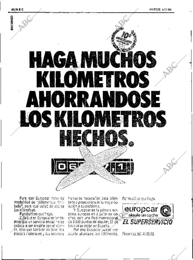 ABC SEVILLA 06-11-1984 página 66