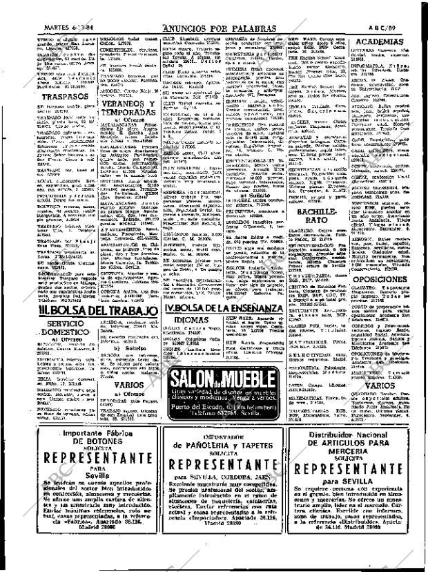 ABC SEVILLA 06-11-1984 página 89