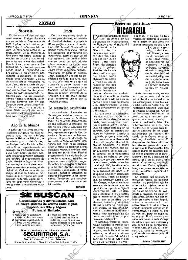 ABC MADRID 07-11-1984 página 17
