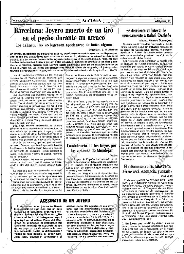 ABC MADRID 07-11-1984 página 45