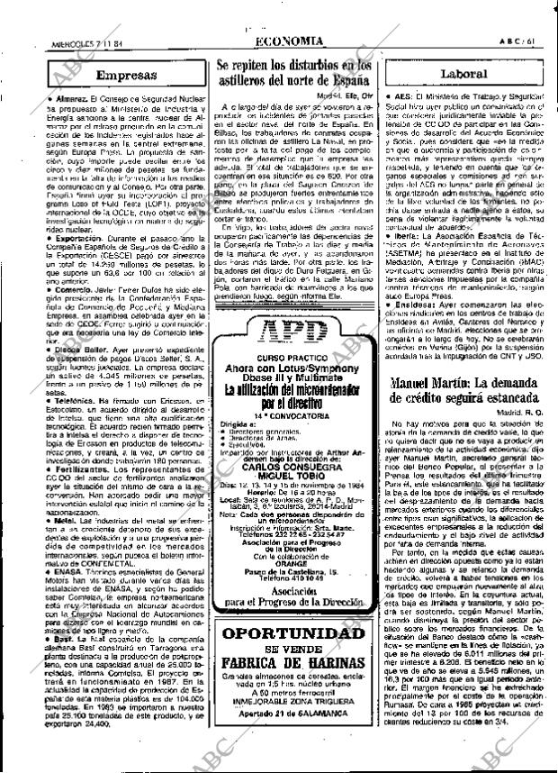 ABC MADRID 07-11-1984 página 61