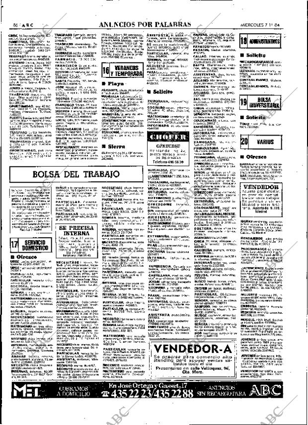 ABC MADRID 07-11-1984 página 86