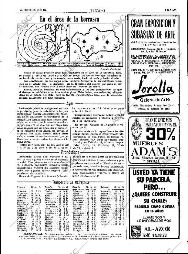 ABC SEVILLA 07-11-1984 página 45