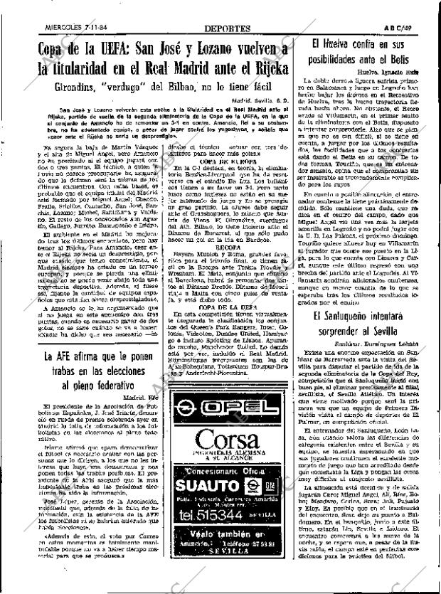 ABC SEVILLA 07-11-1984 página 49
