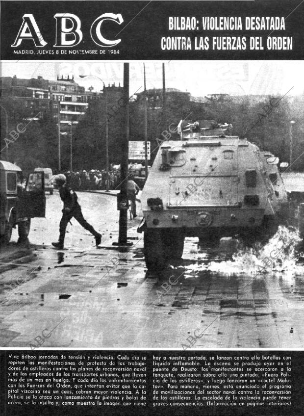 ABC MADRID 08-11-1984 página 1