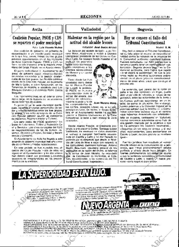 ABC MADRID 08-11-1984 página 26
