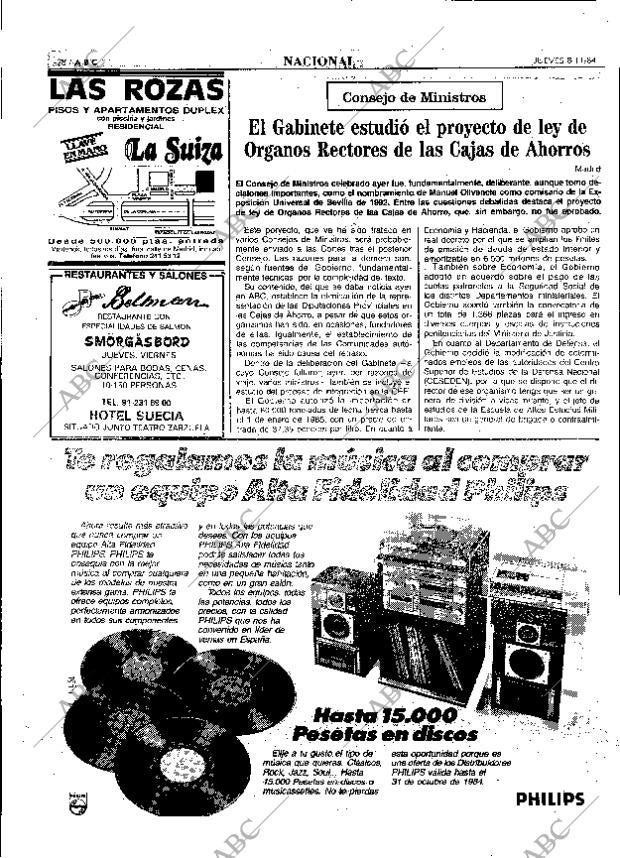 ABC MADRID 08-11-1984 página 28