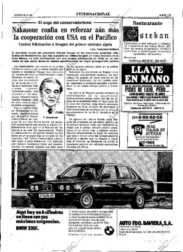 ABC MADRID 08-11-1984 página 35