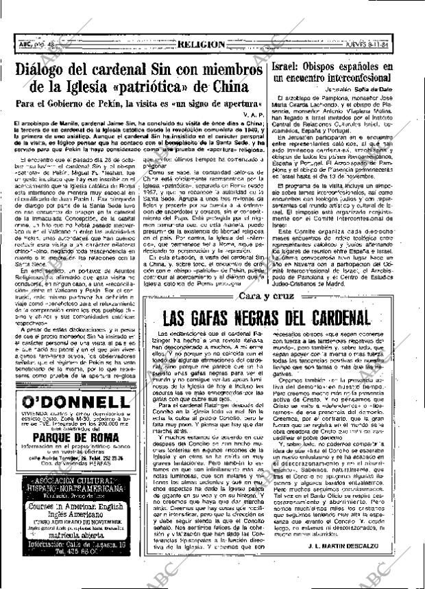 ABC MADRID 08-11-1984 página 48