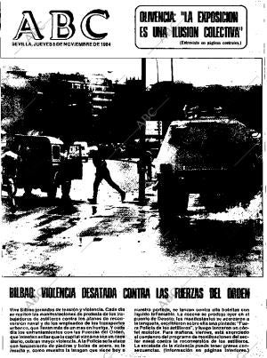 ABC SEVILLA 08-11-1984 página 1