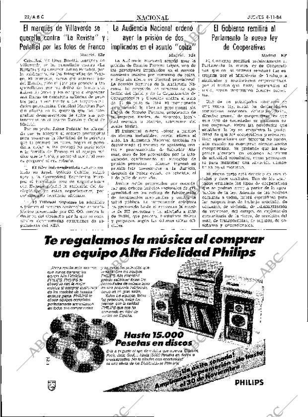 ABC SEVILLA 08-11-1984 página 22