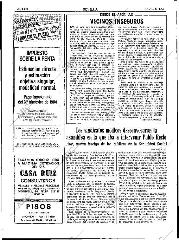 ABC SEVILLA 08-11-1984 página 40