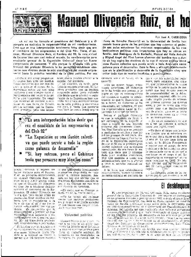 ABC SEVILLA 08-11-1984 página 42