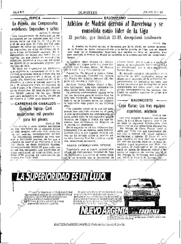 ABC SEVILLA 08-11-1984 página 56