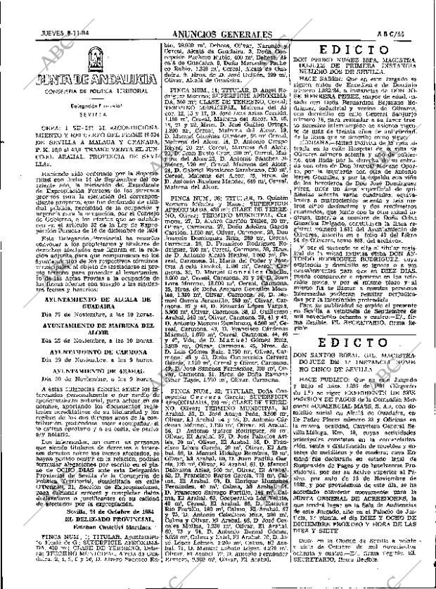 ABC SEVILLA 08-11-1984 página 65