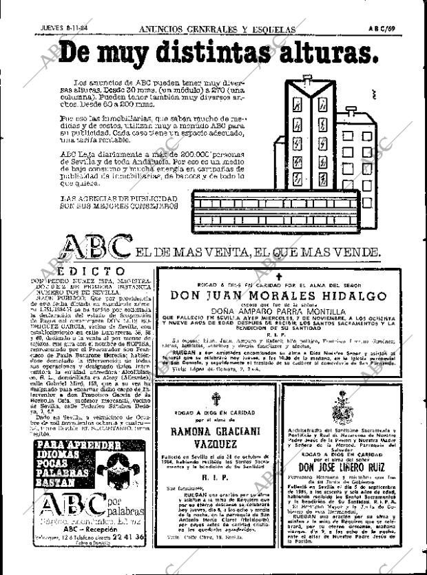 ABC SEVILLA 08-11-1984 página 69