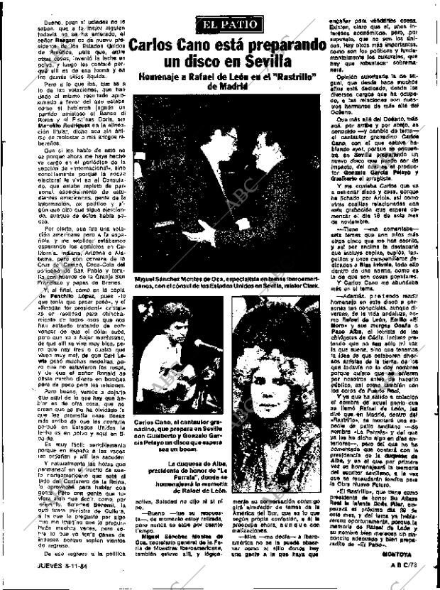 ABC SEVILLA 08-11-1984 página 73