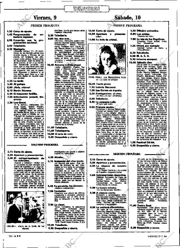 ABC MADRID 09-11-1984 página 102
