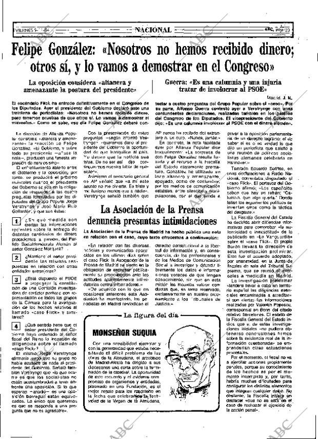 ABC MADRID 09-11-1984 página 23