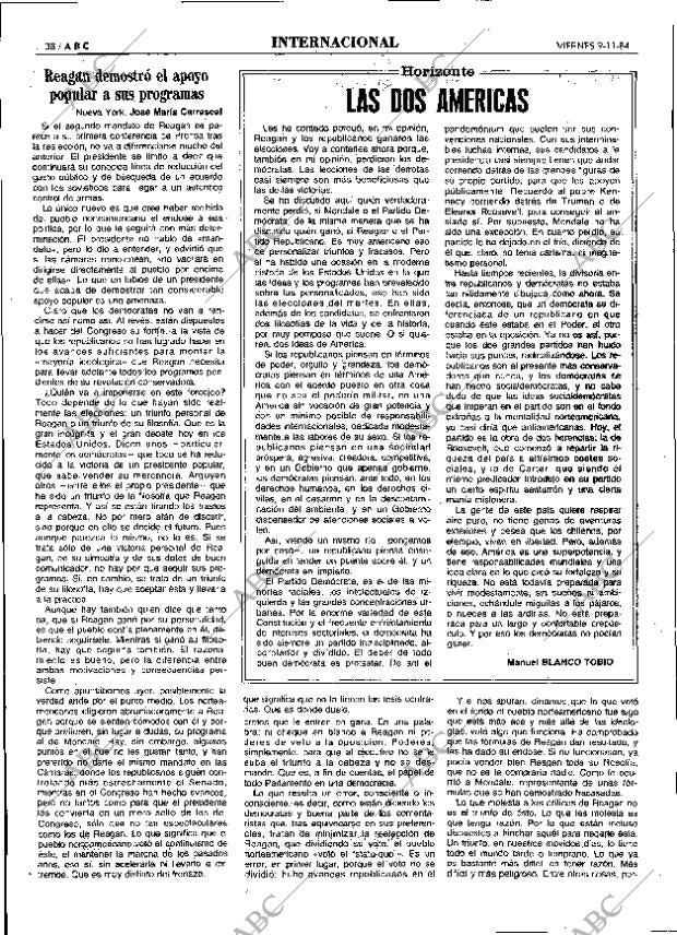 ABC MADRID 09-11-1984 página 38