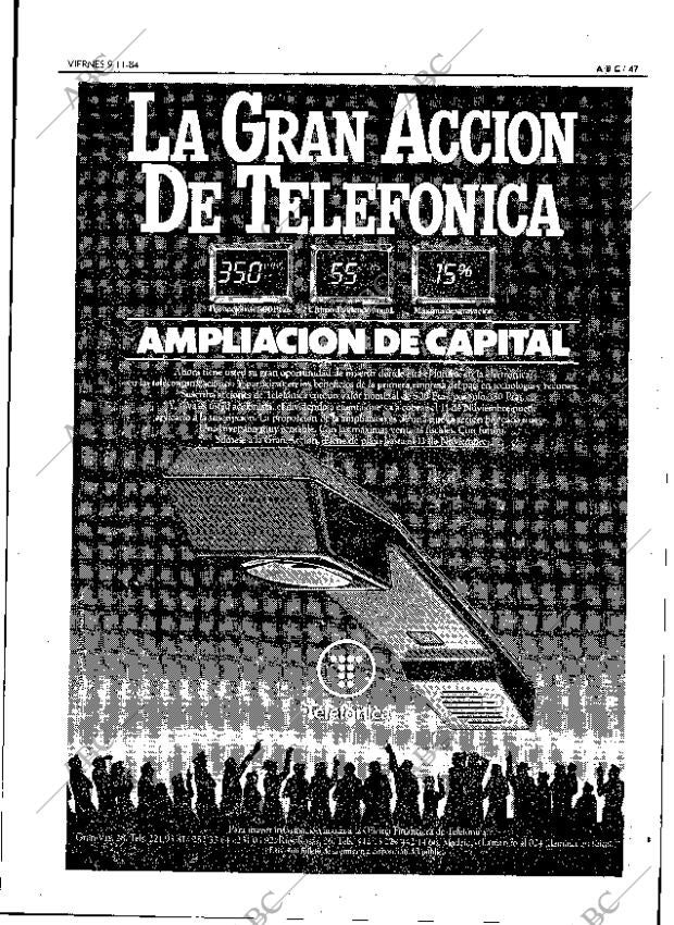 ABC MADRID 09-11-1984 página 47